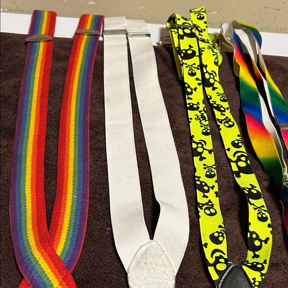 Colorful Kids Suspenders Set